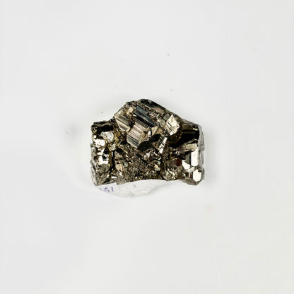 Raw Pyrite Cluster – 161g Metallic Gold Crystal for Luxury Décor