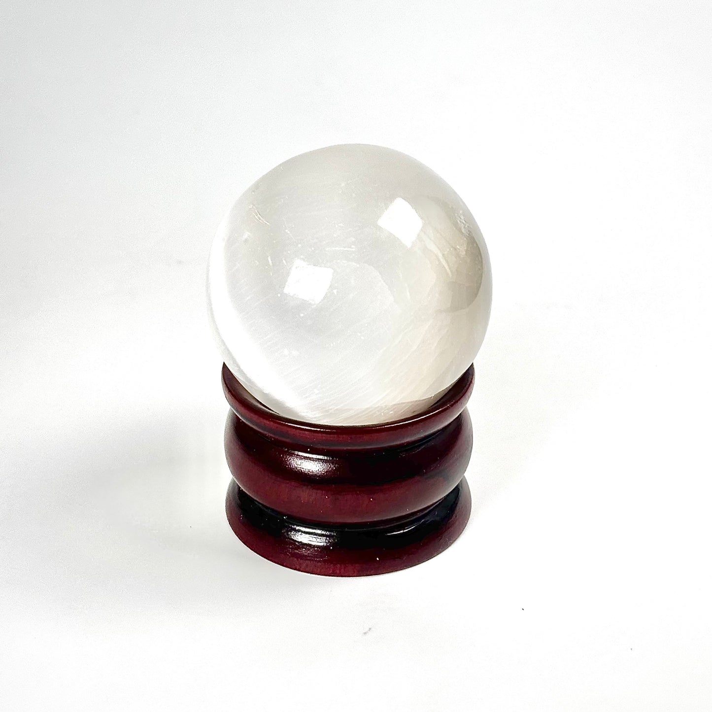 Selenite / Satin Spar Selenite Sphere | Natural Polished Stone