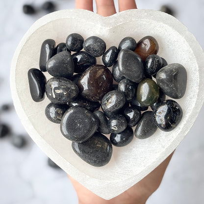 Black Agate Tumble Stone