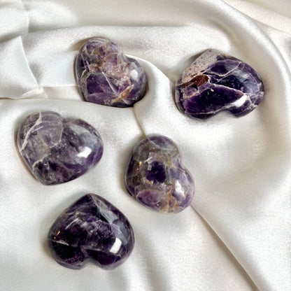 Amethyst Mini Heart Carving