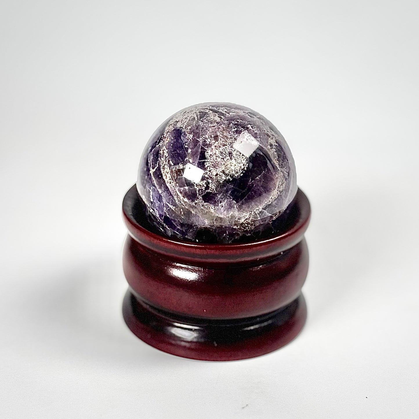 Amethyst Sphere Stone | Natural Polished Crystal