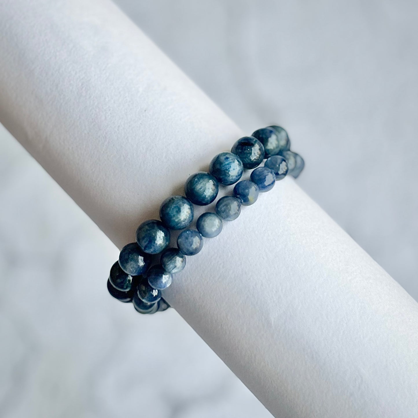Kyanite Bead Bracelet - 8mm