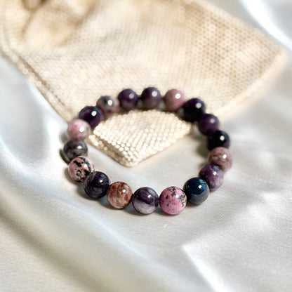 Sugilite Round Bead Bracelet -12mm