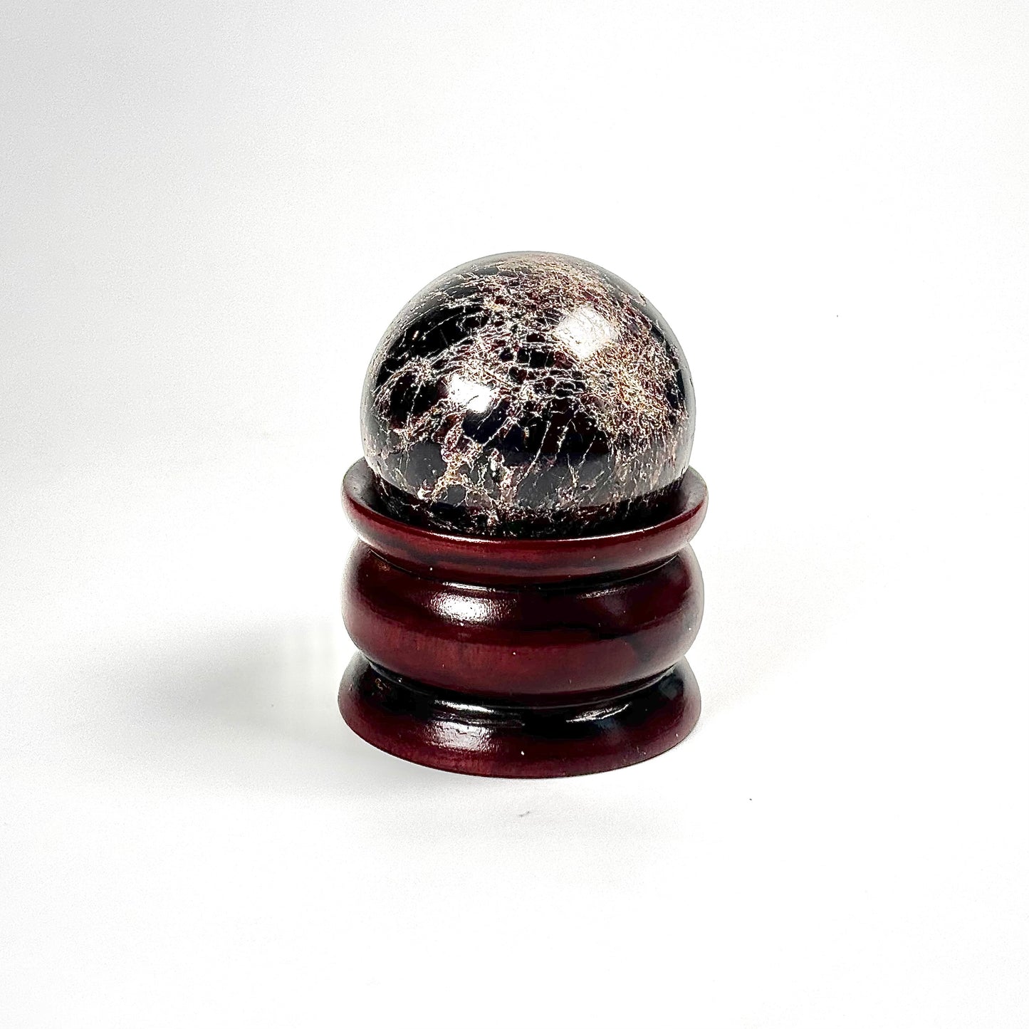Garnet Sphere Stone | Natural Polished Crystal