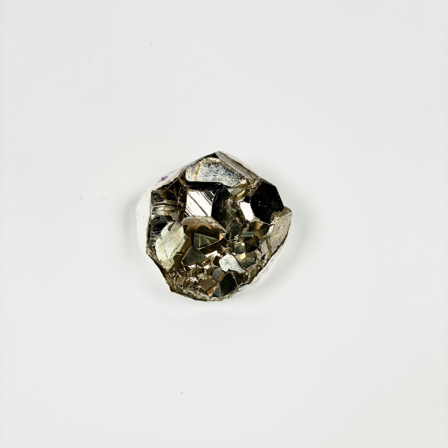 Raw Pyrite Cluster – 197g Metallic Gold Crystal for Luxury Décor