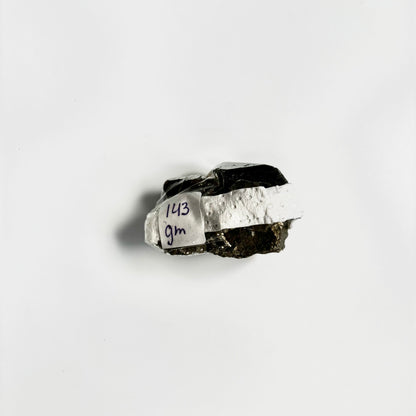 Raw Pyrite Cluster – 143g Metallic Gold Crystal for Luxury Décor