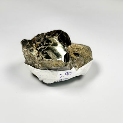 Raw Pyrite Cluster – 290g Metallic Gold Crystal for Luxury Décor