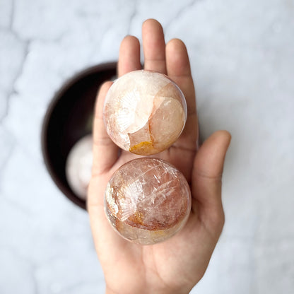 Fire Quartz Sphere