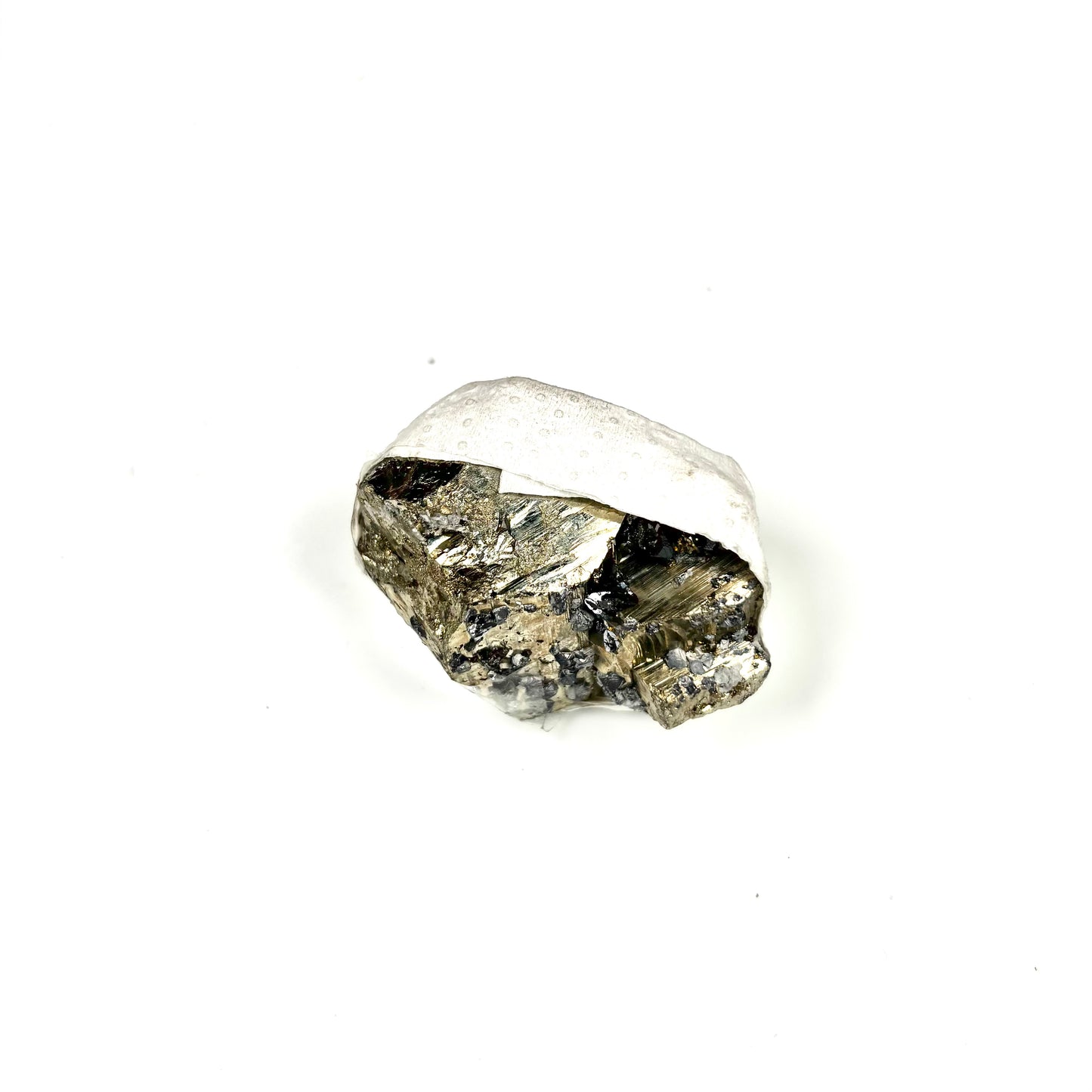 Raw Pyrite Cluster – 187g Metallic Gold Crystal for Luxury Décor
