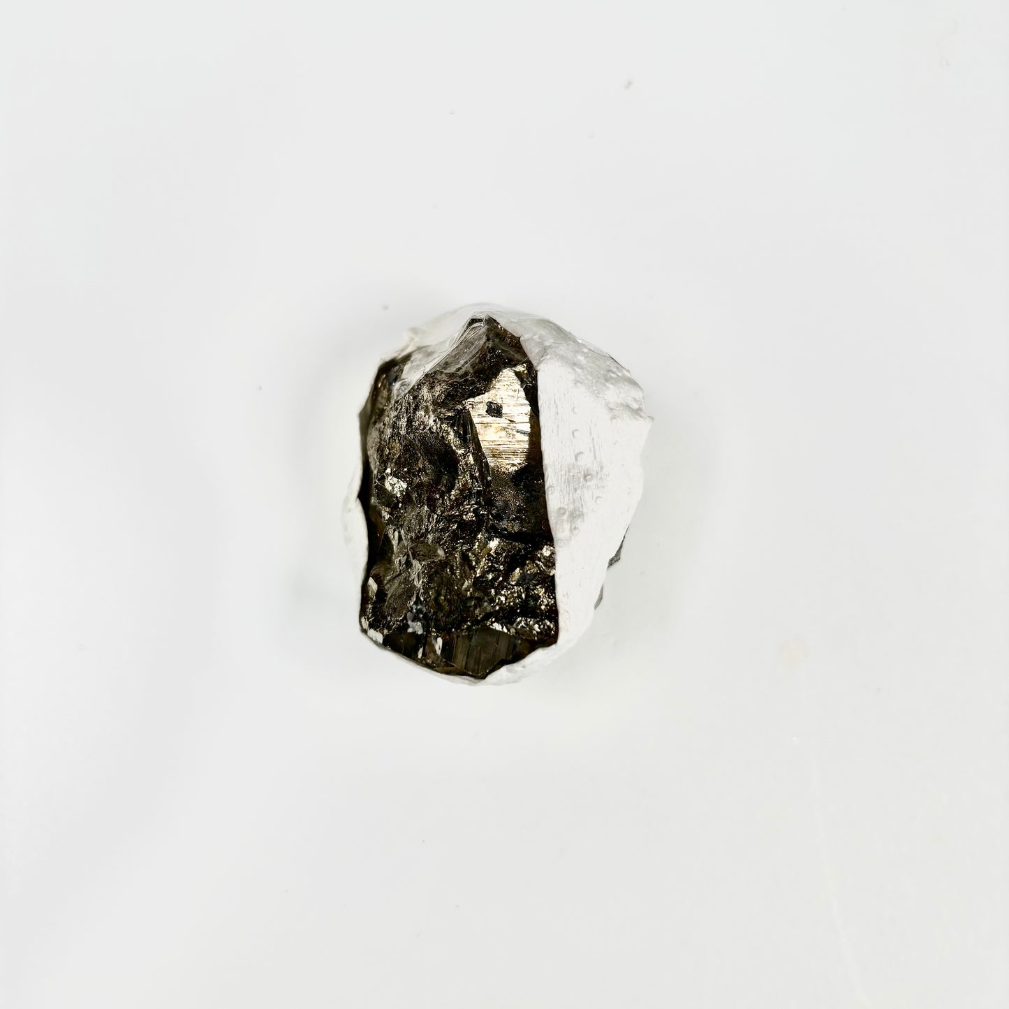 Raw Pyrite Cluster – 151g Metallic Gold Crystal for Luxury Décor