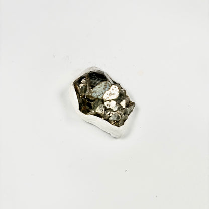 Raw Pyrite Cluster – 56g Metallic Gold Crystal for Luxury Décor