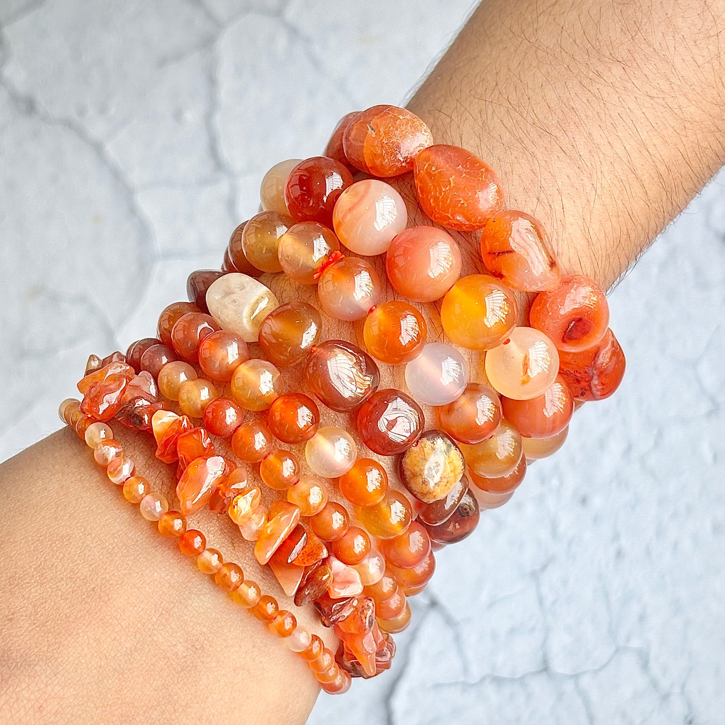 Orange Carnelian Bracelet