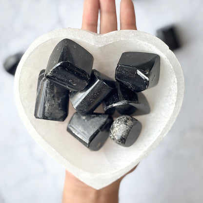 Black Tourmaline Tumble Stone
