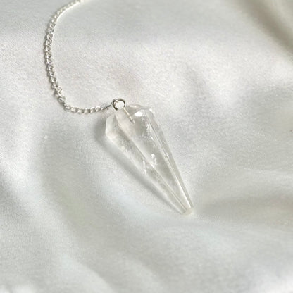 Clear Quartz Pendulum