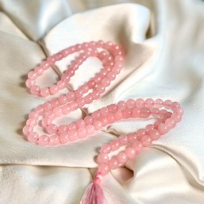 Rose Quartz Jaap Mala