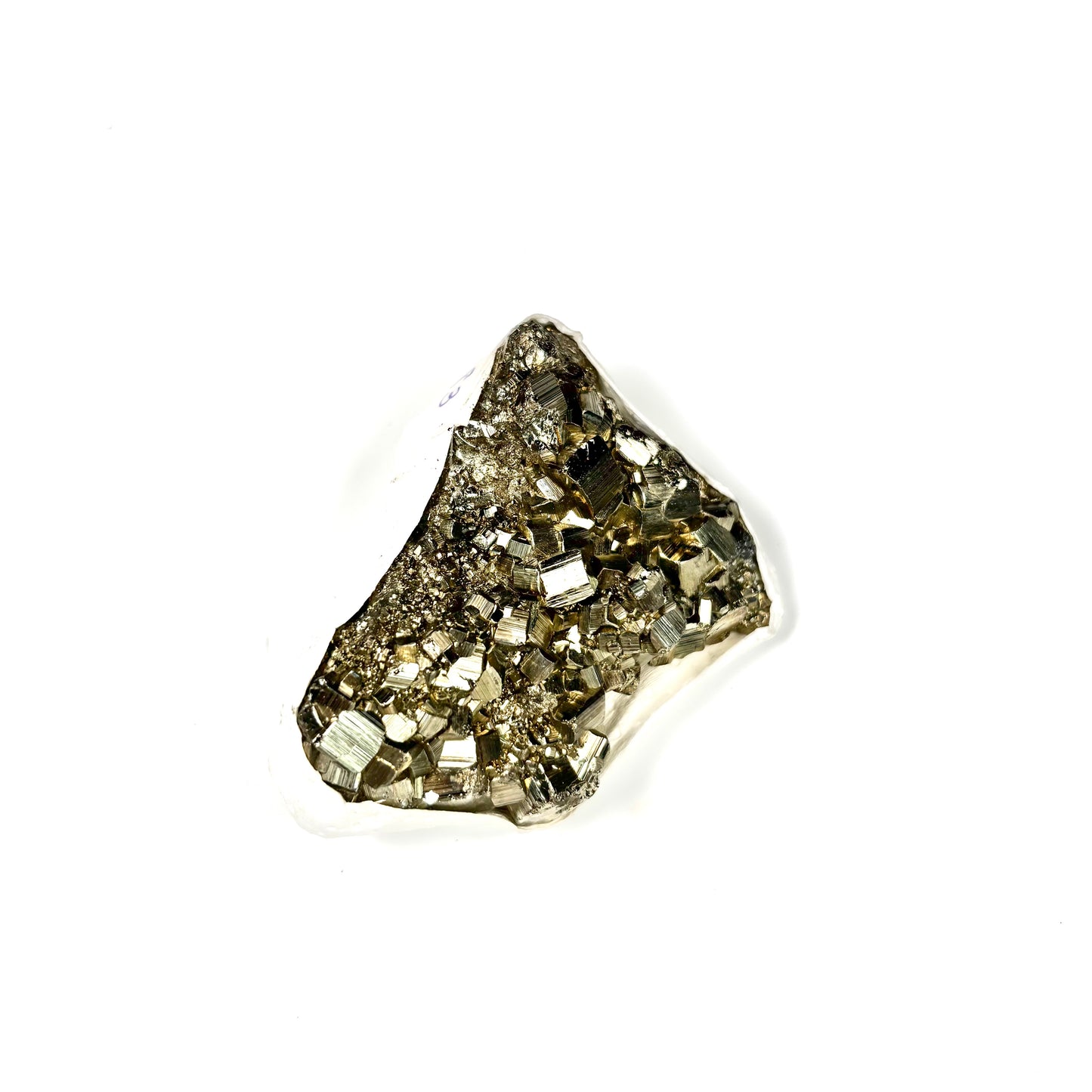 Raw Pyrite Cluster – 183g Metallic Gold Crystal for Luxury Décor