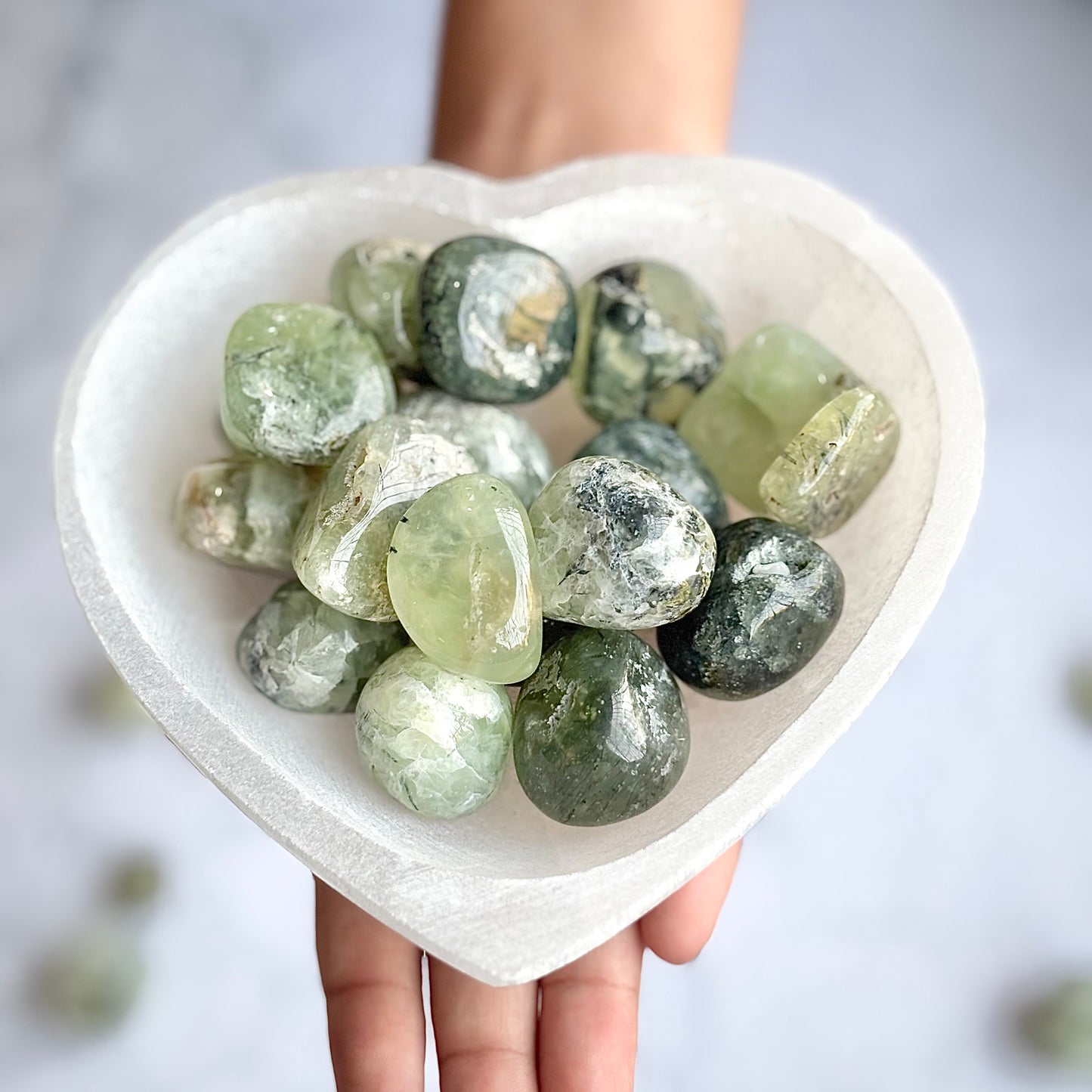 Prehnite Tumble Stone