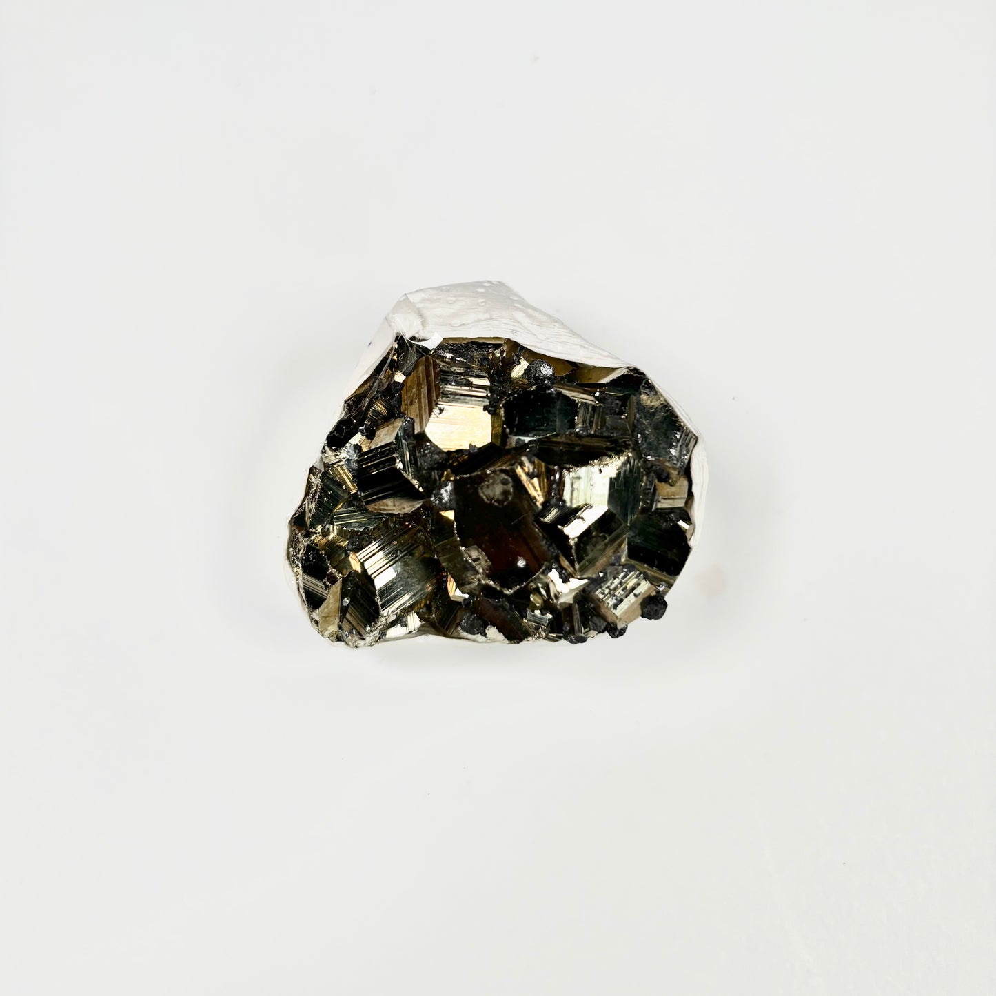 Raw Pyrite Cluster – 188g Metallic Gold Crystal for Luxury Décor