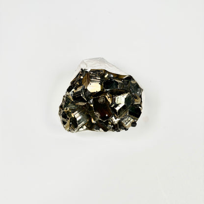 Raw Pyrite Cluster – 188g Metallic Gold Crystal for Luxury Décor