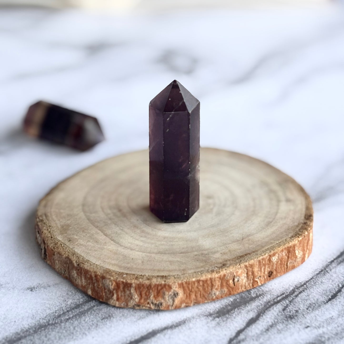 Multi Fluorite 6 Facet Mini Tower