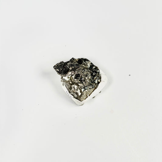 Raw Pyrite Cluster – 150g Metallic Gold Crystal for Luxury Décor