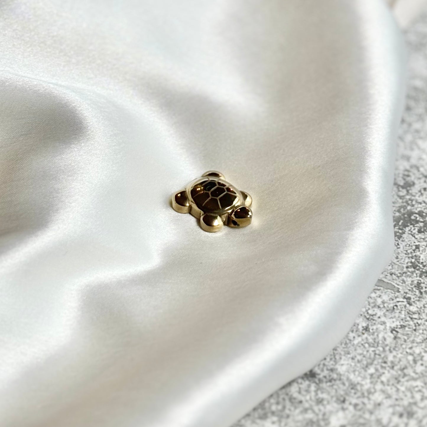 Golden Pyrite Turtle Carving
