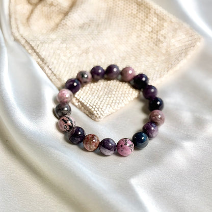 Sugilite Round Bead Bracelet -12mm