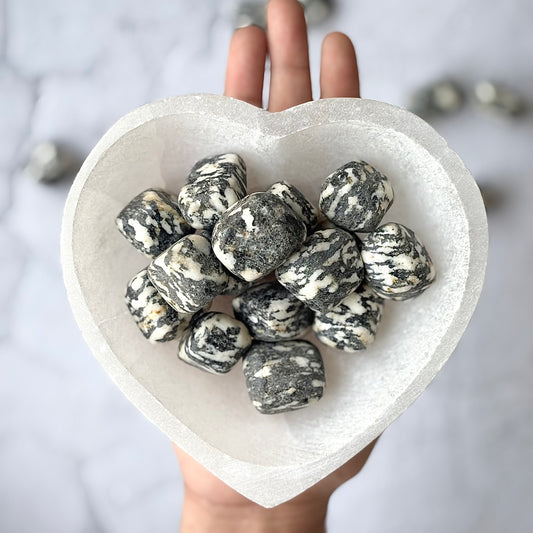 Zebra Jasper Tumble Stone