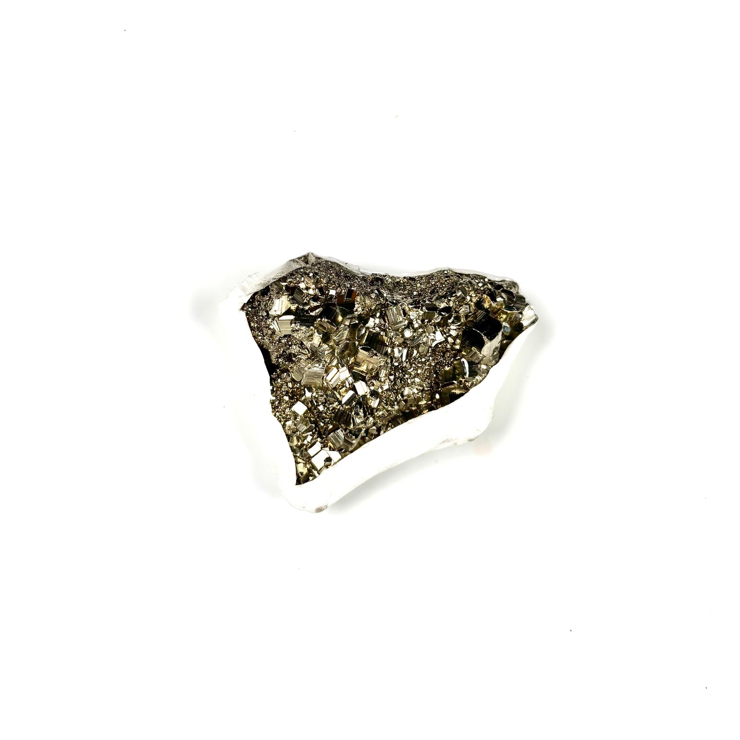Raw Pyrite Cluster – 183g Metallic Gold Crystal for Luxury Décor