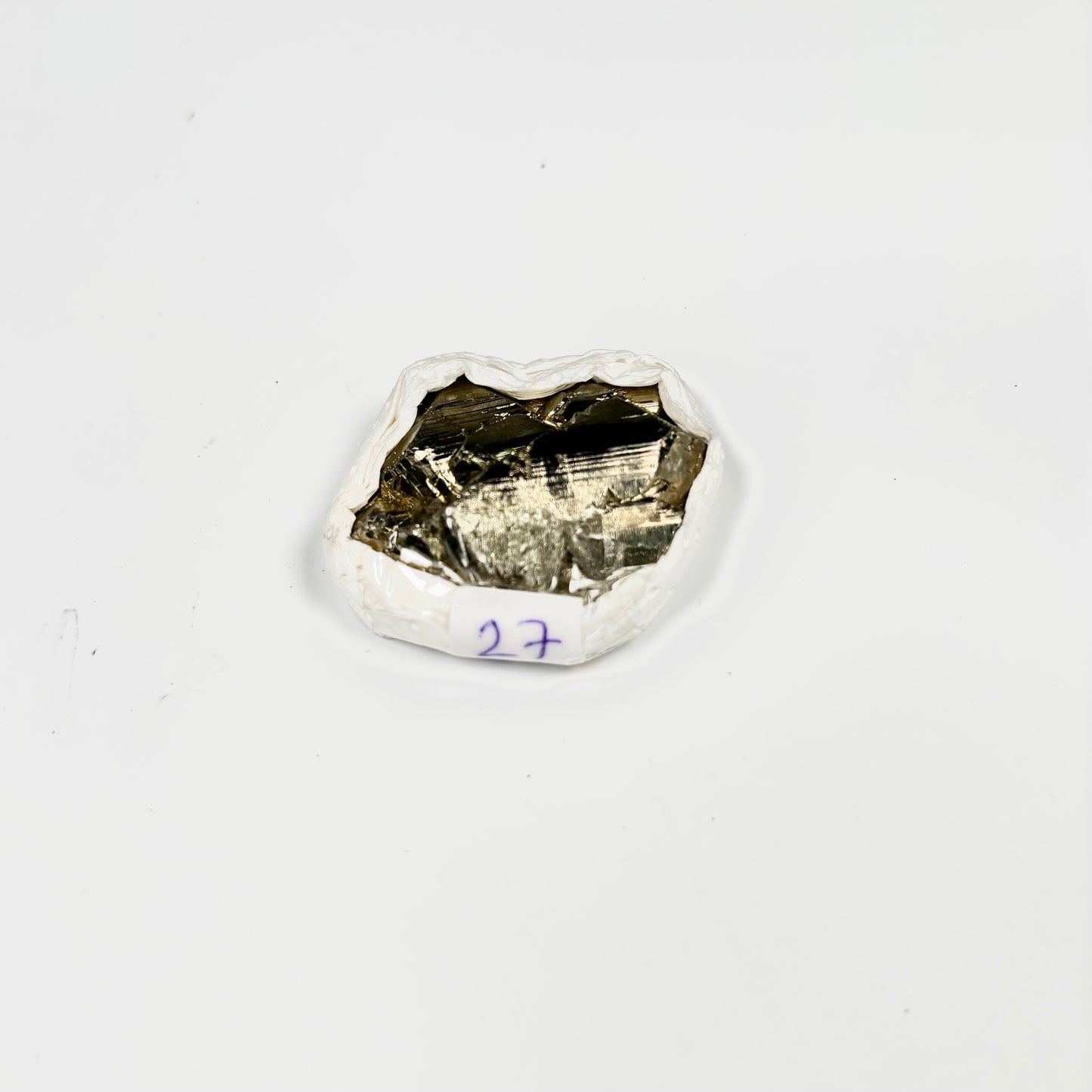 Raw Pyrite Cluster – 27g Metallic Gold Crystal for Luxury Décor