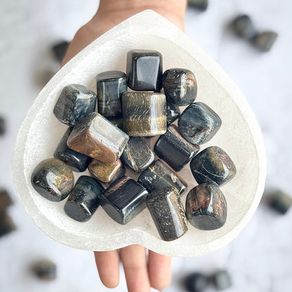 Blue Tiger’s eye Tumble Stone