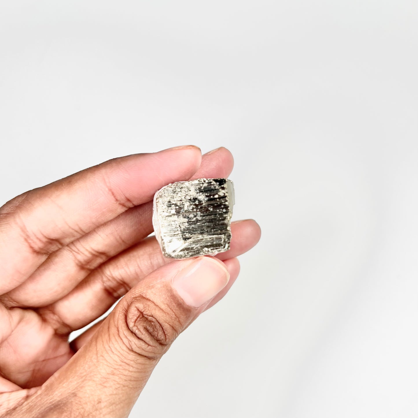 Raw Pyrite Cluster – 31g Metallic Gold Crystal for Luxury Décor