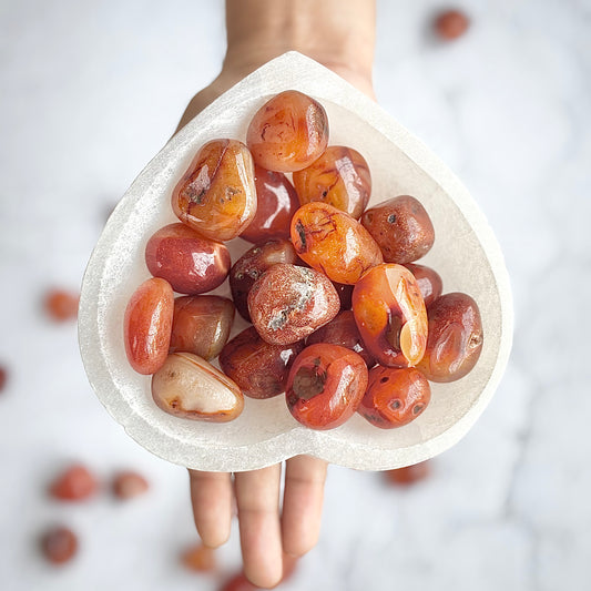 Orange Carnelian Tumble Stone