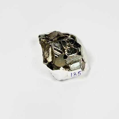Raw Pyrite Cluster – 135g Metallic Gold Crystal for Luxury Décor