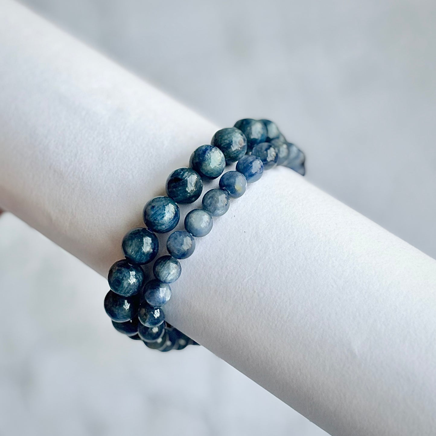 Kyanite Bead Bracelet - 8mm