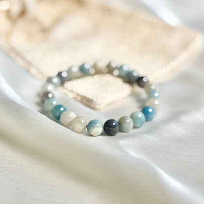 Trolleite Round Beads Bracelet (8mm)
