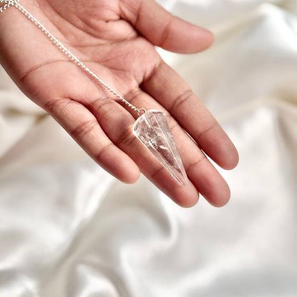 Clear Quartz Pendulum
