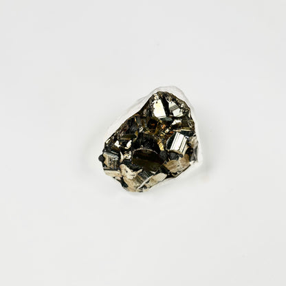 Raw Pyrite Cluster – 188g Metallic Gold Crystal for Luxury Décor