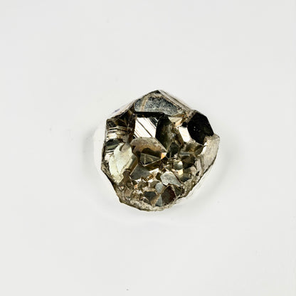 Raw Pyrite Cluster – 197g Metallic Gold Crystal for Luxury Décor