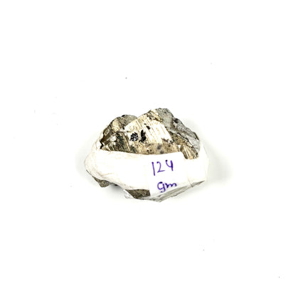 Raw Pyrite Cluster – 124g Metallic Gold Crystal for Luxury Décor