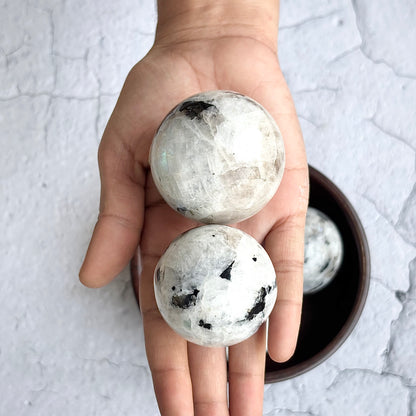 Rainbow Moonstone Sphere