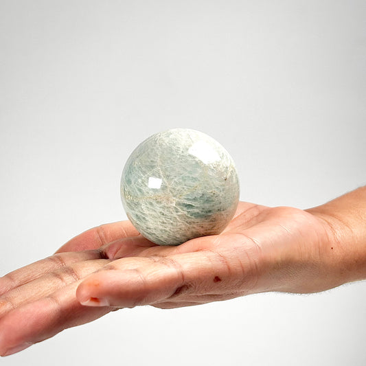 Amazonite Sphere Stone | Natural Polished Crystal