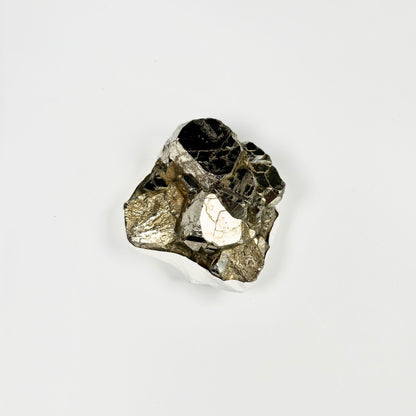 Raw Pyrite Cluster – 290g Metallic Gold Crystal for Luxury Décor