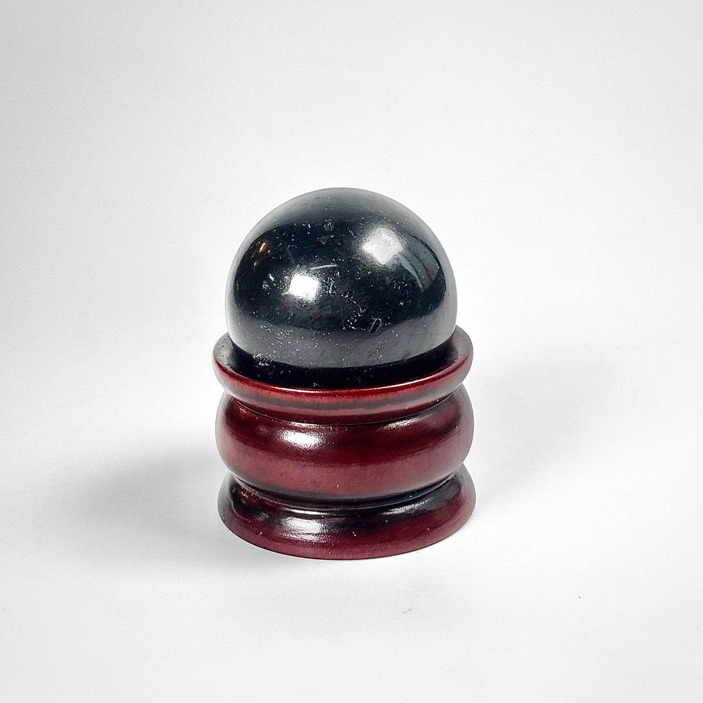 Black Tourmaline Sphere Stone | Natural Polished Crystal