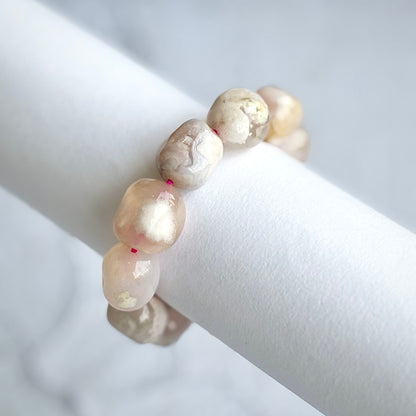 Flower Agate Bracelet