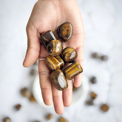 Tiger’s eye Tumble Stone