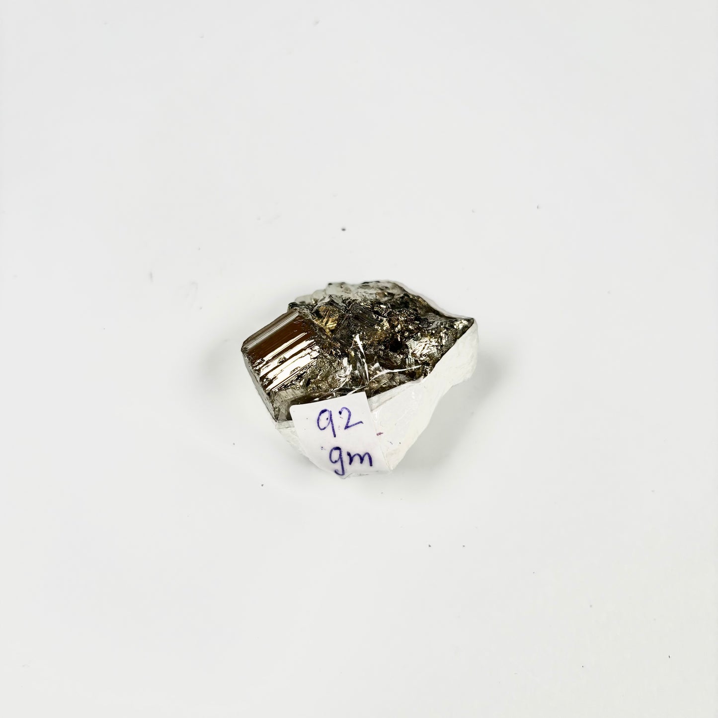 Raw Pyrite Cluster – 92g Metallic Gold Crystal for Luxury Décor