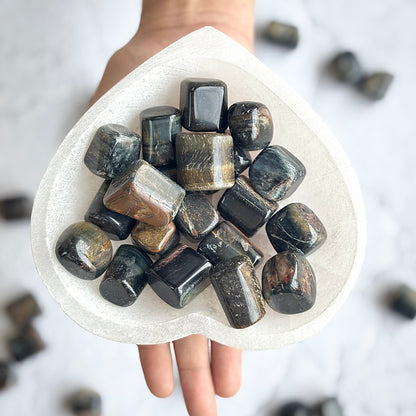 Blue Tiger’s eye Tumble Stone