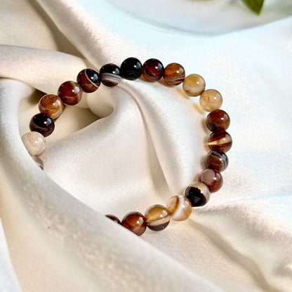 Sulemani Hakik Round Bead Bracelet - 8mm